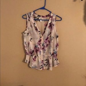 Loft sleeveless blouse